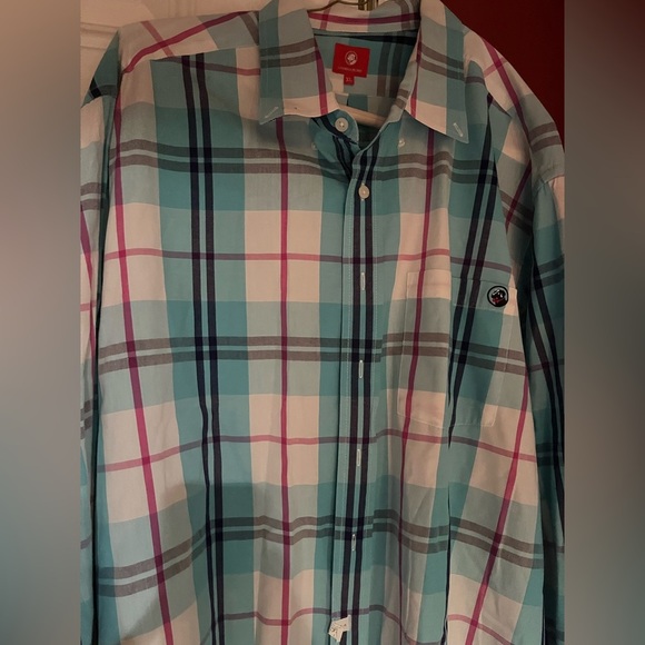 Southern Proper Plaid Casual Button Down Shirt XL - Picture 2 of 4
